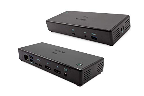 iTEC TB3CDUALDPDOCKPD base & duplicador de portas I-Tec - Estações de acoplamento para laptops - thunderbolt 3, usb a, plug & play