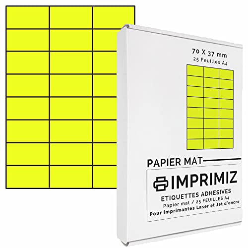 Etiquetas Autocolantes DYMO S0720540 Amarelo Permanente Imprimiz - Papel de impressora e copiadora - autocolantes, amarelo, permanente