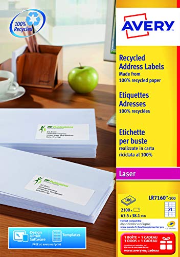Etiquetas Autocolantes AVERY ZINK QuickPeel AVE - Etiquetas de endereço - autocolantes, quickpeel