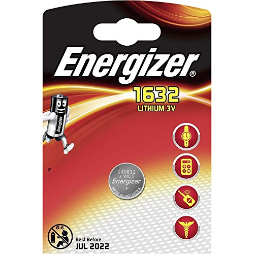 Pilha Recarregável ENERGIZER Cr1632 (1 Un) Energizer - Baterias de uso geral - litio, CR1632, 3V, 150 mAh