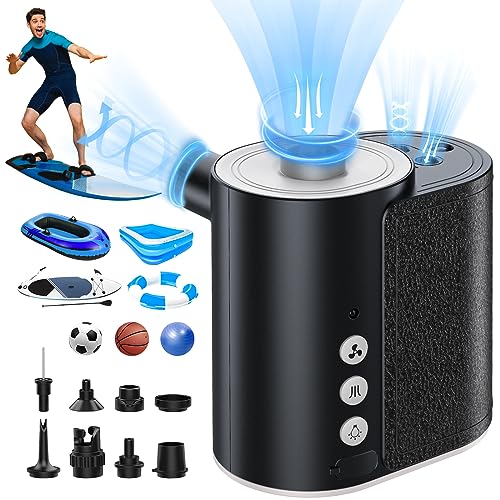 Pneu Elétrico Portátil com 8 Funções e 4000 mAh SUPPOU - Bombas de hardware - pneu elétrico, portátil, 8 funções, 4000 mAh
