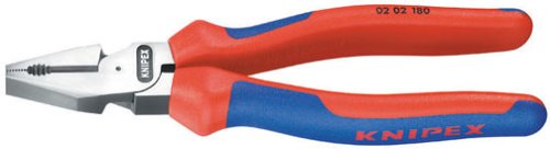 Knipex 02 02 180 alicate Universal Preto, Amarelo KNIPEX - Alicates - universal, preto, amarelo, ferro, plástico