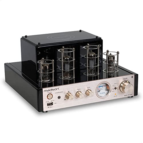 Amplificador de Áudio MADISON VA2X50BT Madison - Amplificadores de áudio - amplificador, áudio, tubo, 25W RMS, usb, bluetooth