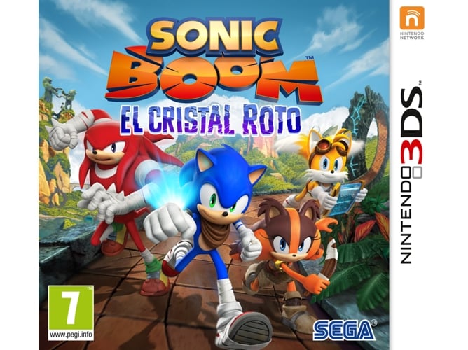 Jogo Nintendo 3Ds Sonic Boom: El Cristal Roto (3D) Nintendo - Software de jogos de vídeo - jogo, nintendo 3ds, sonic boom, cristal roto, aventuras, combates