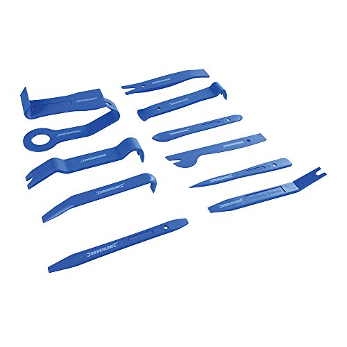Conjunto de ferramentas para retirar tapetes SILVERLINE 382239 Silverline Tools - Alavancas de precisão - conjunto, ferramentas, retirar tapetes, compacto, escova de pó, esfregão de pó