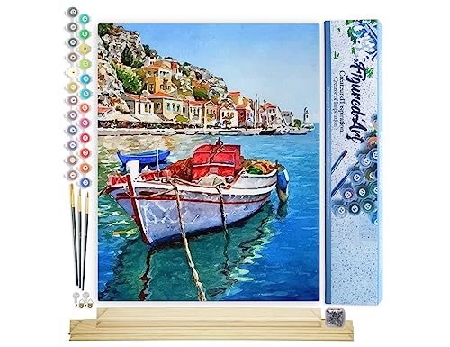 Painel FIGURED ART City of the Fish (40 x 50 cm) Figured'Art - Materiais de arte e artesanato - painel, figured art, city of the fish, 40x50cm, papel