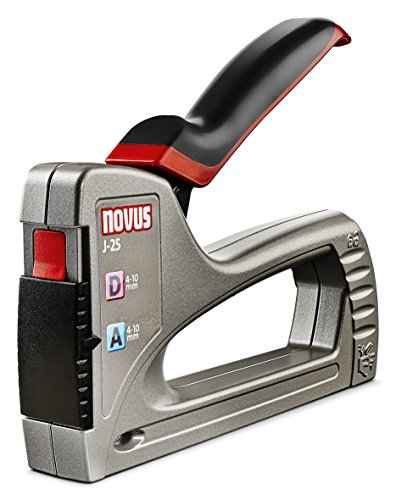 Agrafador Manual NOVUS J-25 (Capacidade Máx.: 5 folhas) Novus - Grampeadores e pregadores - manual, 5 folhas, pneumatico, preto vermelho prateado