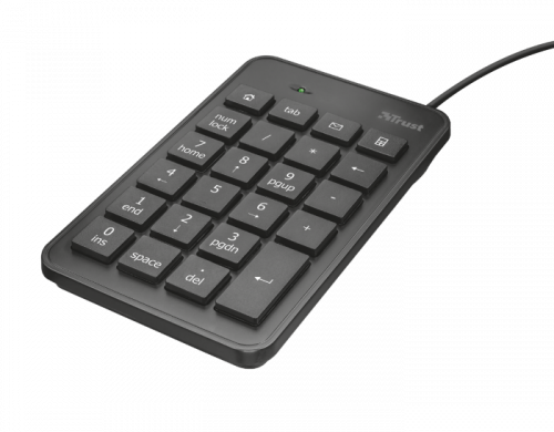 Trust Xalas Numérico Usb Qwerty Espanhol Preto Trust - Teclados numéricos - usb, qwerty, espanhol, preto