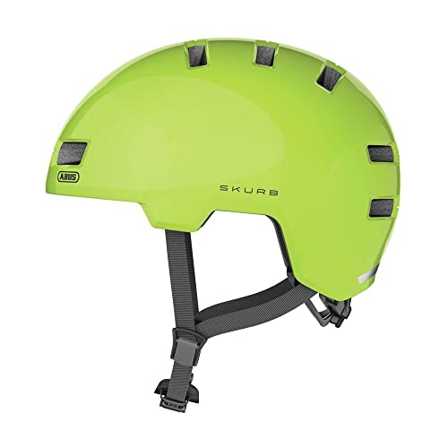 Capacete de Ciclismo ABUS Skurb (S) (Laranja) ABUS - Capacetes de bicicleta - poliuretano, policarbonato, inox, proteção cabeça
