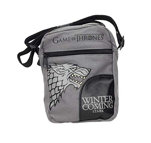 Mala de Ombro GAME OF THRONES Stark Small SD Toys - Bolsas - mala, ombro, game of thrones, stark small, fecho éclair, acessórios