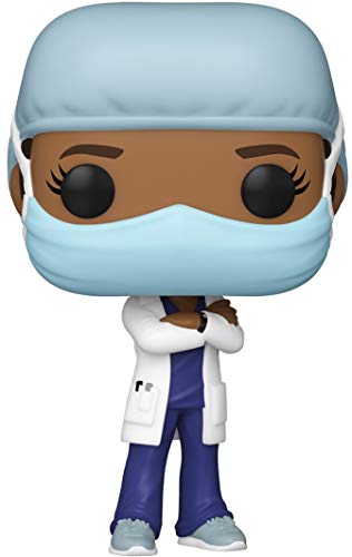 Figura FUNKO Pop! Heroes: Front Line Worker-Female #2 Funko - Brinquedos - figura, vinil, 9 cm, front line worker