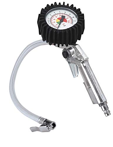 Medidor de Pressão de Pneus EINHELL GE-PZ 18 Einhell - Equipamento atlético de uso geral - pressão, precisão ± 2%, válvula de drenagem