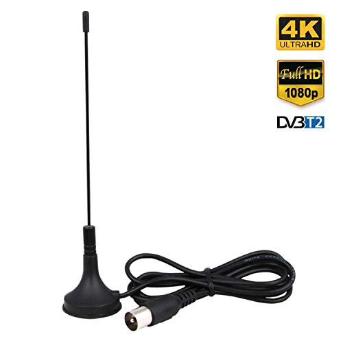 Antena Interior/Exterior para TV Digital HDTV / Receptor Decoder TV TDT / PC TV USB / FM / DAB - August August - Antenas - antena interior, antena exterior, tv digital hdtv, receptor decoder tv tdt, pc tv usb, fm, dab+