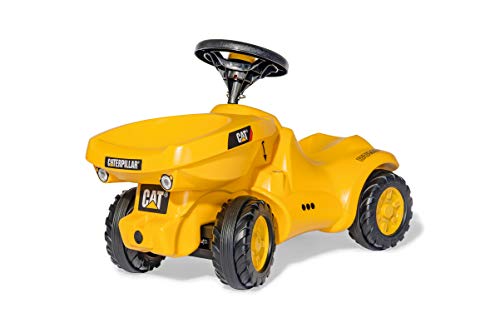 Trator ROLLYTOYS Rolley Minitrac Dumper Cat Rolly Toys - Brinquedos - elétrico, 12V, cabine amovível, 3 anos