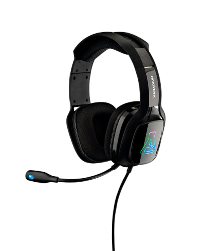 Auscultadores Gaming com Fio THE G-LAB Korp Vanadium (Over Ear - Com Microfone - Preto) THE G-LAB - Fones de ouvido e headsets - over ear, com microfone, preto