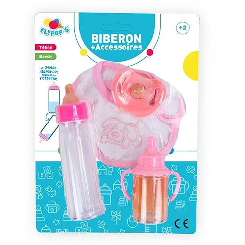 Magic Bottles, Pacifier, Bib, Pink/White MGM - Brinquedos - biberão, chupeta, bibinho, flexível