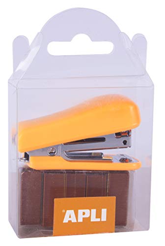 Apli Pocket 56Mm Laranja 2000 Unidades APLI - Agrafadores - pocket, 56mm, laranja, 2000 unidades