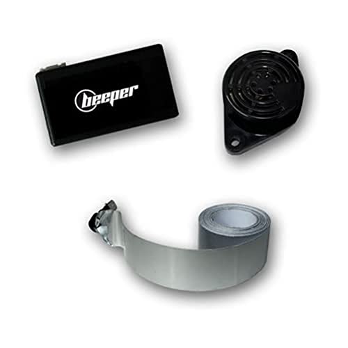Radar sem perfuração REM101 BEEPER | Branco BEEPER - Equipamento de segurança para veículos - sem perfuração, assistência de estacionamento, alerta reverso