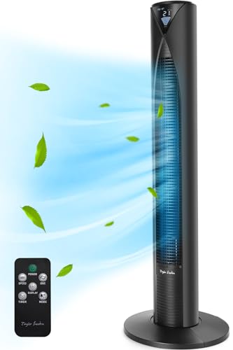 Ventoinha de Chão TAYLOR SWODEN Whisper (3 Velocidades - 45 W - Diâmetro: 96 cm) Taylor Swoden - Ventoinhas de mesa e de pedestal - 3 velocidades, 45 w, 96 cm, controlo remoto