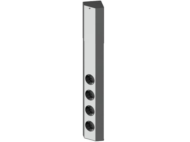 Extensão Elétrica BACHMANN 51088300 | 4 Tomadas Bachmann - Filtros de linha e supressores de surtos - 4 tomadas, 2 m, interior, inox