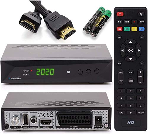 Recetor de TV por Satélite ANA 222 PRO HD ANADOL - Áudio - satélite, hd, pro