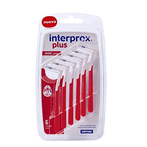Interprox Plus Miniconico 6P (Escova de Dentes) Interprox - Cuidados com a higiene oral - interdentes, miniconico, 6 unidades