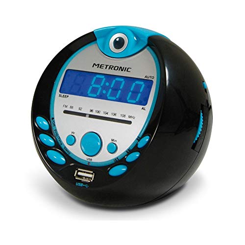 Gravador de Rádio METRONIC 477016 (Preto - Digital - FM/AM - Pilhas e Corrente) METRONIC - Radios - rádio despertador, sintonizador AM/FM, alarme por rádio, buzzer, entrada USB