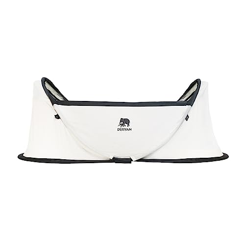 Berço de Viagem DERAYN AirTraveller (Cinzento) Deryan - Parques infantis - berço de viagem, cinto de segurança, colchões infláveis, fácil de montar, bolsa de transporte