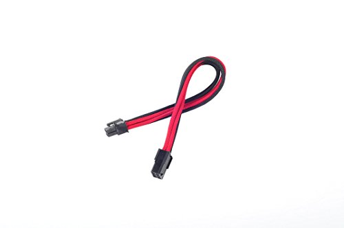 Silverstone PP07-IDE6BR extensão elétrica 1 tomada(s) CA Preto, Vermelho Silverstone - Cabos de sistema e alimentação - 1 tomada, preto, vermelho