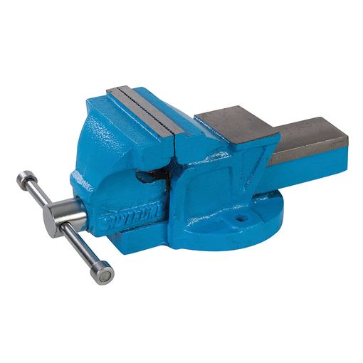 Caixa de Parafusos NEOFERR 100 mm (5Kg) Silverline - Grampos de ferramentas e tornos - ferro fundido, acabamento eletropintado, base fixa, eixo galvanizado