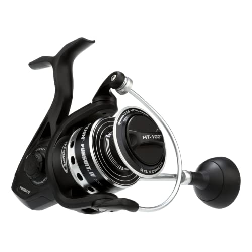 Carretos de Pesca PENN Pursuit IV (Preto - 20-50 m) Pure Fishing - Material de pesca - preto, grafo, 20-50m