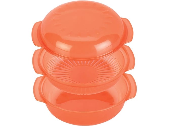 Conjunto de Panelas WHIRLPOOL STM004 (Material: Vidro) Wpro - Cestas a vapor - vidro, branco