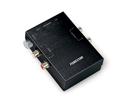 Amplificador de Áudio PHONO TC-2 (Preto) FONESTAR - Componentes de áudio - preto, RCA 3, amplificador