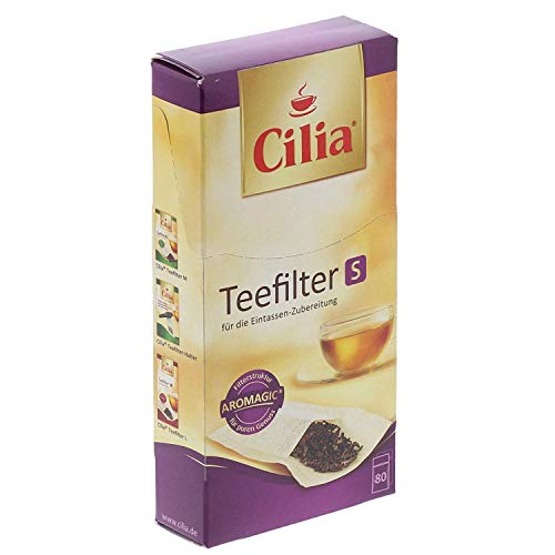 Cília Box Of 80 Tea Filters 6.8 X 2.4 X 13.7 Cm MELITTA - Utensílios de Cozinha - 80 tea filters, 6.8 x 2.4 x 13.7 cm, paper filter, 80 peças