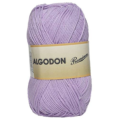 Fio de Tecido de Algodão Premium Lilás 100 G DonOvillo - Fibras para artesanato - algodão, premium, lilás