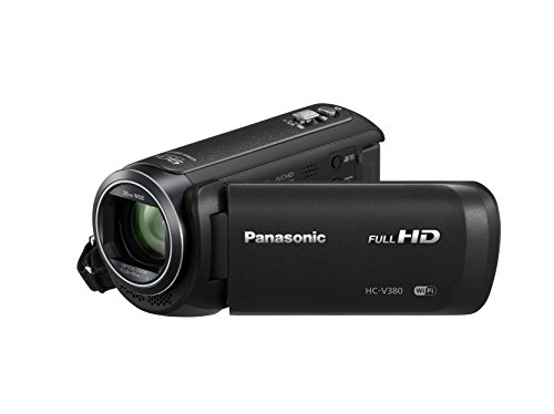 Câmara de Filmar PANASONIC HC-V380EG-K (Full HD - Até 10 h de autonomia) Panasonic - Câmaras de vídeo - full hd, 10h autonomia