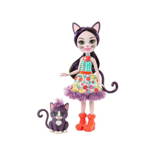 Boneca MATTEL Enchantimals Cesta de Cat e Climador Enchantimals - Bonecas - boneca, cesta, Cat, climador