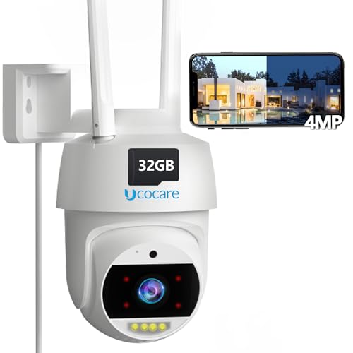 Câmara de segurança UCOCARE UCO-UCO4MP-WIFI UCOCARE - Câmeras de vigilância - segurança, wifi, câmara