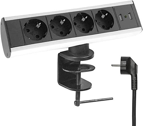 Extensão Elétrica ELBE INNO (2 Tomadas - Tipo F - 1.5 m) Elbe Inno - Fios e cabos elétricos - 2 tomadas, tipo f, 1.5 m, preto