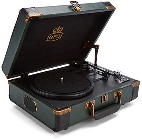 Gira-Discos GPO-RETRO-BT-REC-GN Embajador de GPO Tocadiscos Retro Bluetooth Inalámbrico Gpo - Gira-discos e leitores de vinil - bluetooth, retro, inalambrico