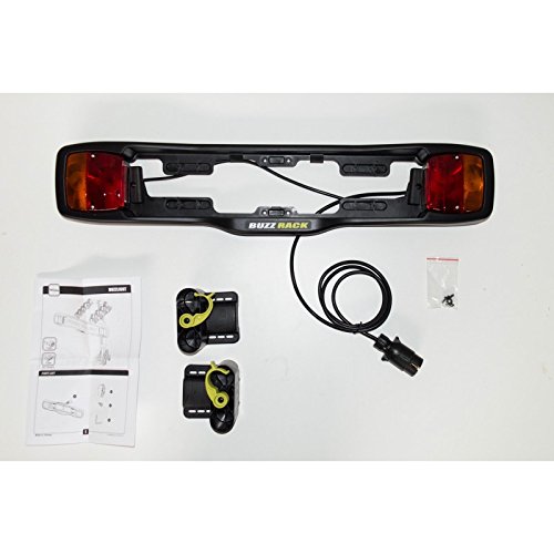 Suporte de Placa de Vidro Buzz Rack Light Kit com Iluminação BUZZ RACK - Placas de matrícula de veículo - placa de vidro, iluminação