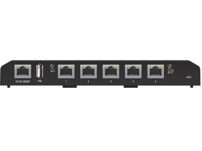 Switch UBIQUITI NETWORKS EdgeSwitch 5Xp Gerido Gigabit Ethernet (10/100/1000) Preto Ubiquiti Networks - Concentradores e comutadores - gigabit ethernet, 6 portas lan, poe, preto