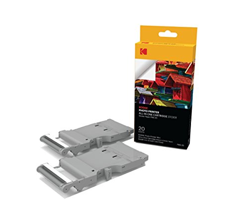 Recarga de Tinta KODAK Mini Photo Printer Kodak - Cartuchos de toner e jato de tinta - preto, kodak mini photo printer, folhas de papel, jato de tinta, 20 unidades