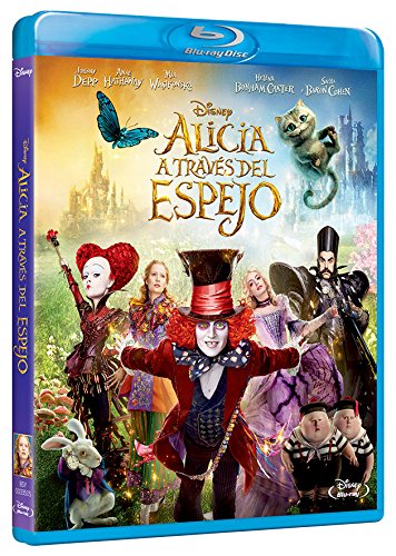 Alice Through The Looking Glass Blu-Ray (Edição em Espanhol) Disney - Dvds e vídeos - blu-ray, edição espanhola