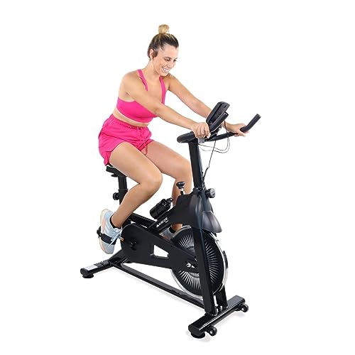 Bicicleta Estática MOBICLINIC Fitness (Preto - 46x106x117cm) Mobiclinic - Auto-falantes veiculares - preto, alumínio, bicicleta estática