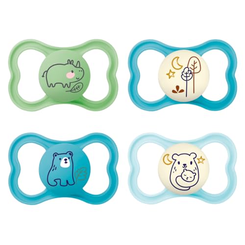 Chupeta MAM Air Day & Night Silicone (4 Un) MAM - Chupetas e mordedores - silicone, air day night, 4 unidades