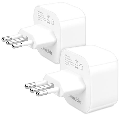 Adaptador KWMOBILE ITALY (Itália - Branco) Kw-Commerce - Inversores de energia - italy, branco, adaptador