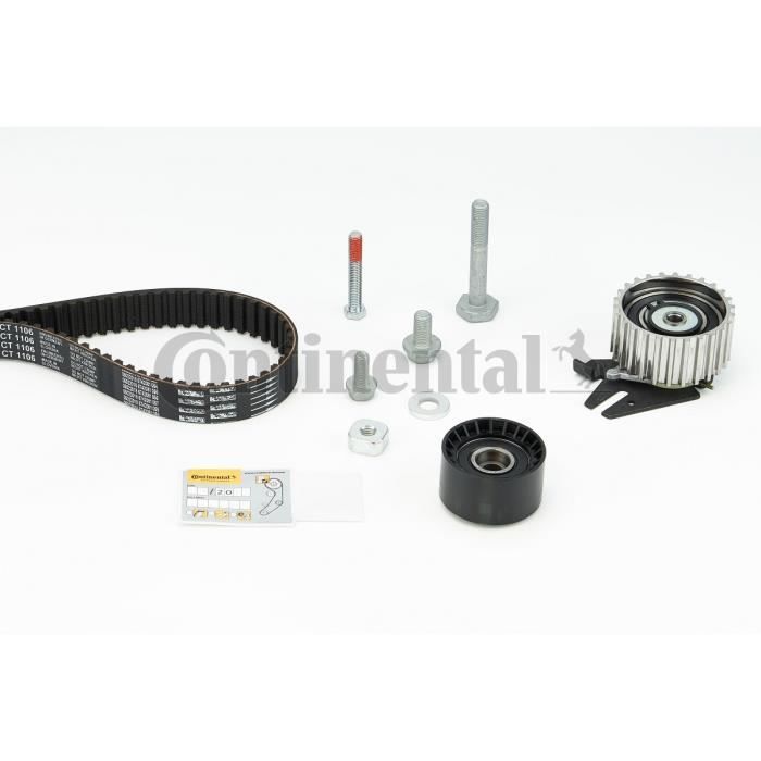 Correia de Distribuição CONTITECH CT666K1 CONTITECH - Variadores de frequência e velocidade ajustável - distribuição, preto, 1660 mm, 11 mm