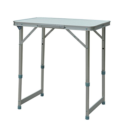 Mesa de Campismo Dobrável Outsunny | 60x45x64cm | Branco Outsunny - Mesas dobráveis - dobrável, 60x45x64cm, branco