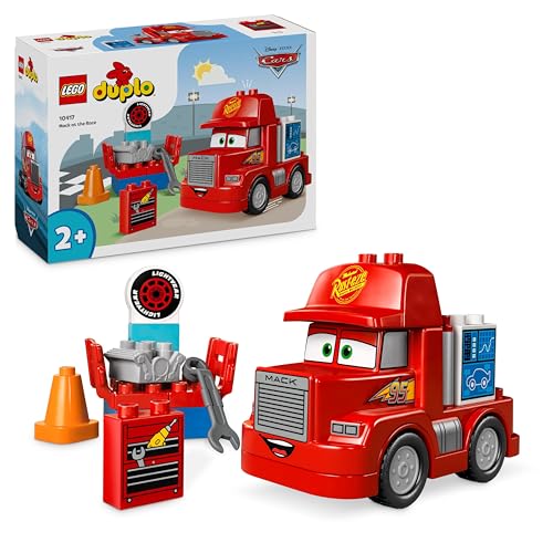 LEGO Duplo: Cars - Mack's Racing Track (Idade Mínima Recomendada: 2 anos) LEGO - Brinquedos - 